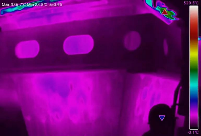 用紅外熱像儀檢測，中間包安全生產(chǎn)，不再聽天由命！