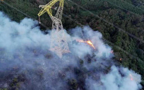高壓輸電線路周界防范自然火災(zāi)，智慧視頻監(jiān)控雙光譜熱成像攝像機